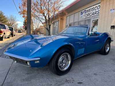 1968 Chevrolet Corvette Convertible numbers mathing