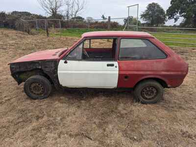 1982 FORD FIESTA MK1 1 0 L ROLLING SHELL & I D SPARES OR REPAIR
