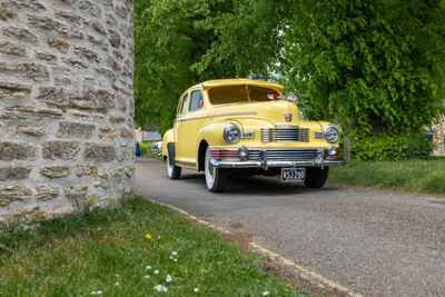 AMERCIAN CLASSIC CAR YELLOW 1947 NASH 600 SUPER 4 DOOR SEDAN READY TO ENJOY