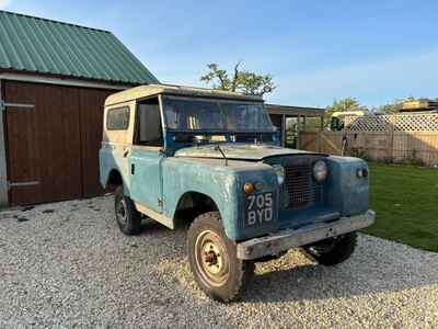 1958 Land rover series 2 early production 2 liter engine swb 88 project