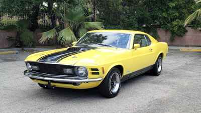 1970 Ford Mustang 1970 FORD MUSTANG MACH 1 351 4-V V8  /  4 SPEED MANUAL