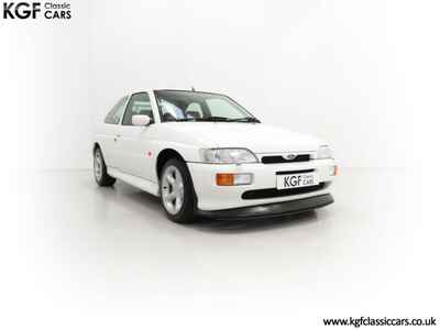 A Diamond White Ford Escort RS Cosworth Luxury with only 408 miles!