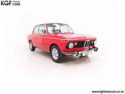An Exceptional UK Supplied BMW 2002 with Only 57, 726 Miles from New