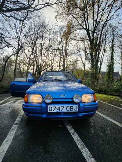1987 Ford Escort XR3I Cabriolet Azure Blue